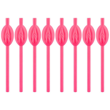 The Original Pussy Straws (8 Pack) - Pipedream