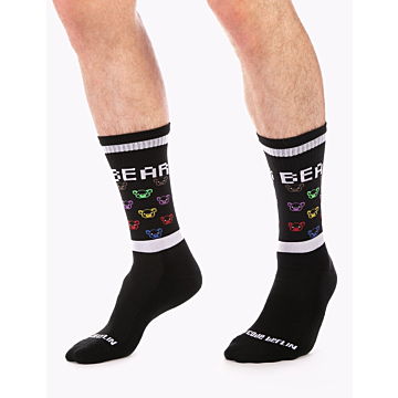 Barcode Berlin Gym Socks with Small Bear