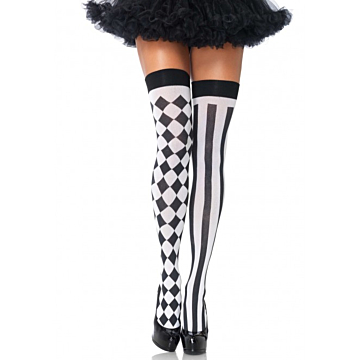 Harlequin Thigh Highs