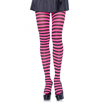 Nylon Stripe Tights