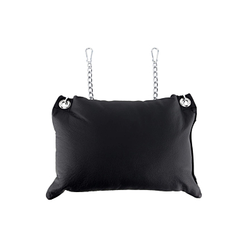 Cow Leather pillow - Black