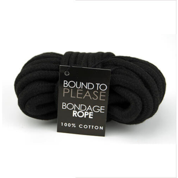 Bound to Please Bondage Rope Black
