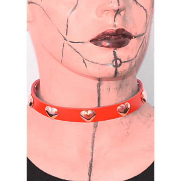 Kinksters Black Heart Choker