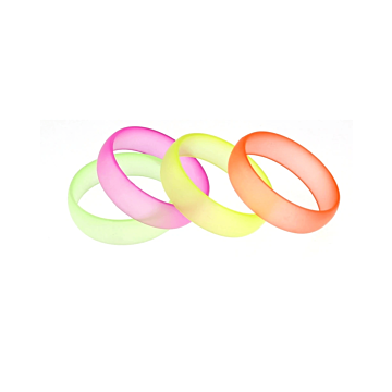 Transparent Neon Frosted Bangles by [Brand]