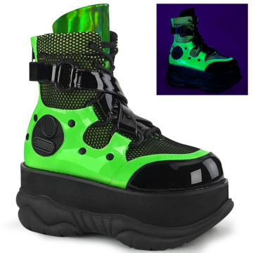 Pleaser NEPTUNE-126 Boot, in Green!