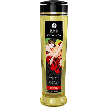 Shunga Erotic Massage Sexual Gel 240 ml - Maple Delight Organic Sensual Oil