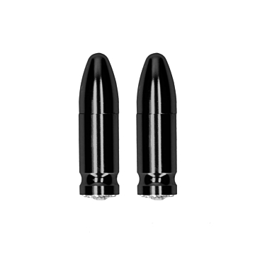 Magnetic Nipple Clamps - Diamond Bullet - Black