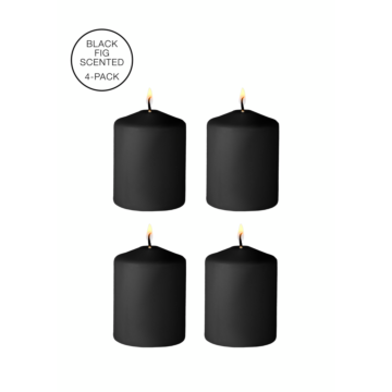 Tease Candles - Disobedient Smell - 4 Pieces - Black