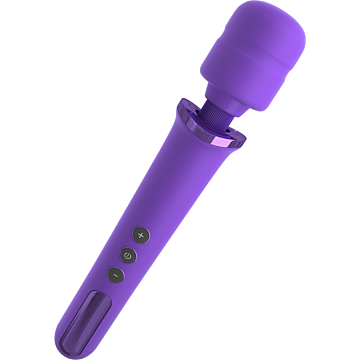 Pipedream Fantasy For Her Rechargeable Power Wand Massager - Purple - Silicone Vibrator