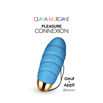 Pleasure Connection Vibrating Vaginal Egg with App Control (Blue) - Clara Morgane