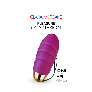 Pleasure Connection Vibrating Vaginal Egg with App Control (Purple) - Clara Morgane