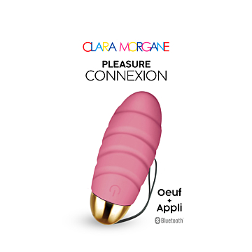 Pleasure Connection Vibrating Vaginal Egg with App Control (Pink) - Clara Morgane
