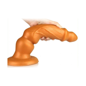 Silicone Anal Dildo Chick XL 30 x 7.5cm - Gold