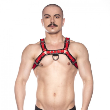 Prowler RED Leather Harness