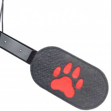 PUPPY PAW LEATHER PADDLE