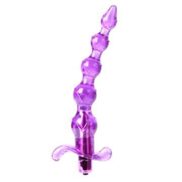 Pepper Anal Balls with Purple Vibrations 19 cm