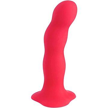 Funny Red Bouncer Silicone Dildo