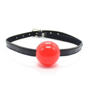 BDSM Mouth Gag with Red Ball - Toyz4lovers
