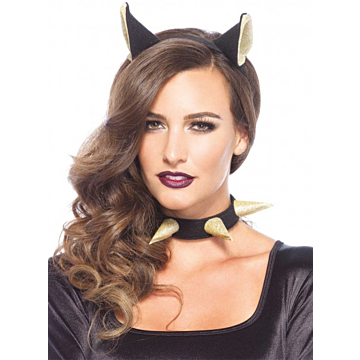 Bad Kitty Hairband & Choker