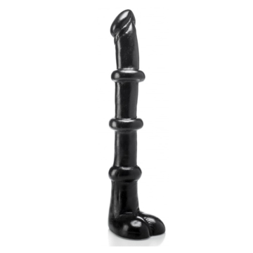 XXL Anal Dildo Black ANNELIDA 32 x 5.5 cm