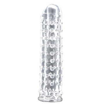 Vibrating Vibro-Penis Sleeve - Seven Creations - Transparent