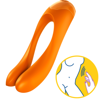 Satisfyer Candy Cane Vibrator Orange