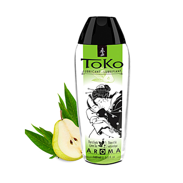 Shunga Toko Aroma Lubricant Pear & Green Tea 165 ml - Comestible - Flavoured