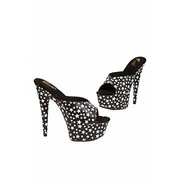 Soiemio Open Noir: 14cm Star Heels