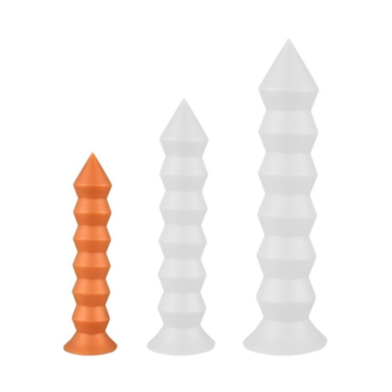 Silicone Anal Dildo Spring 25 cm - Small - Unrealistic Cock