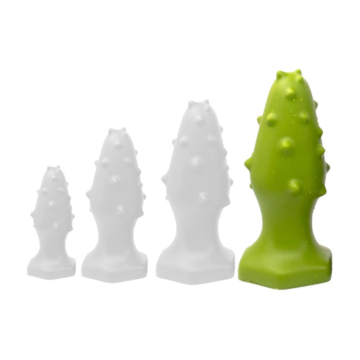 Silicone plug Monster Spike XL 16 x 6.5cm Green