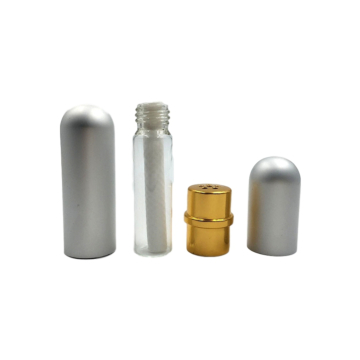 Silver Aluminium Popper Inhaler