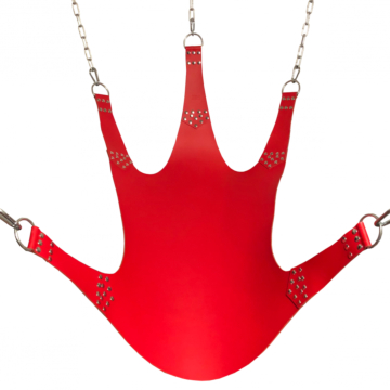 Sling en Cuir 5 Points d'attache Rouge
