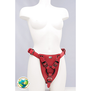 Carmen Rivera Official Harness Dark Red Vegan Leather