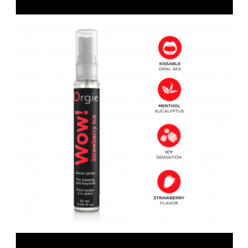 Orgie Wow! Bucal Spray Strawberry Ice 10ml