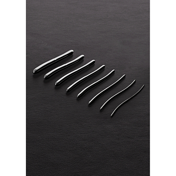 Hegar-Sound-Double End Dilator - 8 Pieces Set - Brushed Steel