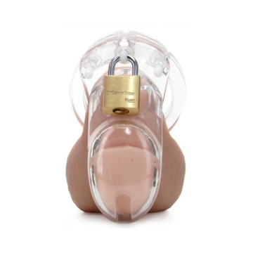 Transparent chastity cage
