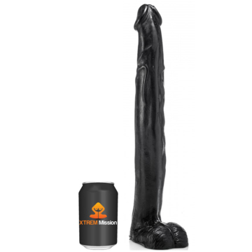 Huge Anal Dildo Chris 48 x 5.5 cm (Black) - HardToys