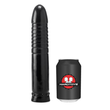 XXL Dildo UR13 Noir 32 x 6 cm - HardToys - Stripes