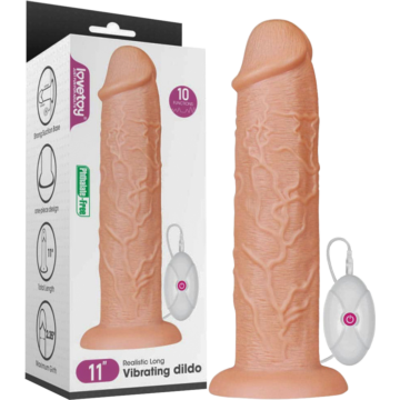 Lovetoy's Realistic 11" Vibrating Dildo