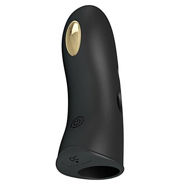 Pretty Love's Electric Vibrator in Black Silicone.