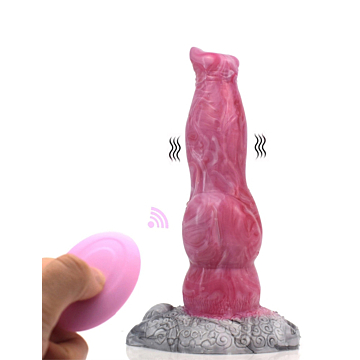 Vibrating dildo monster Viby Wolf 18 x 5.7cm