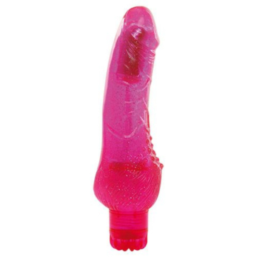 Vibratore jammy jelly sharp glitter pink
