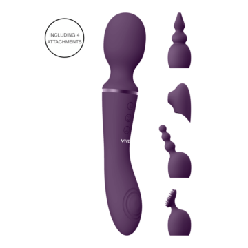 Nami - Pulse Wave & Vibrating Wand Purple