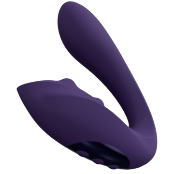 Yuki - Dual Motor G-Spot Vibrator with Massaging Beads - Purple