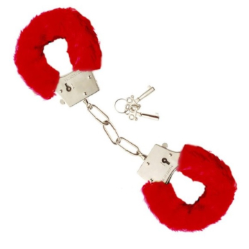 Reds Leather Hand Cuffs