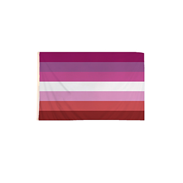 Colorful Lesbian Flag with Eyelets