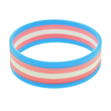 Transgender Bracelets: Multi Color Silicon