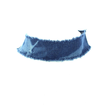 Frayed Edge Denim Choker by [Product Brand]