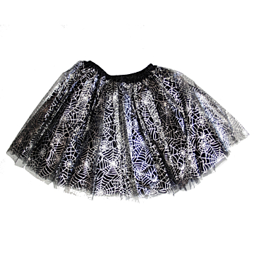 Silver Cobweb Tutu Skirt