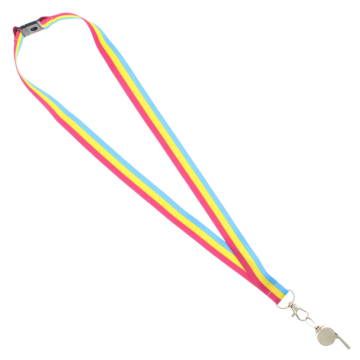 Pansexual Metal Whistle Lanyard